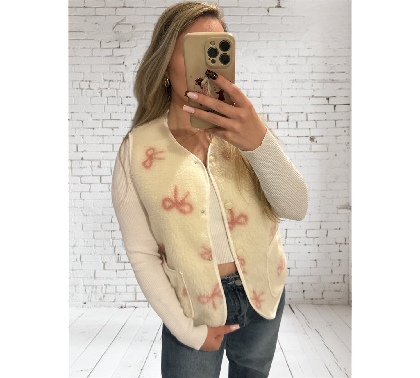 Teddy Weste „Ribbon“