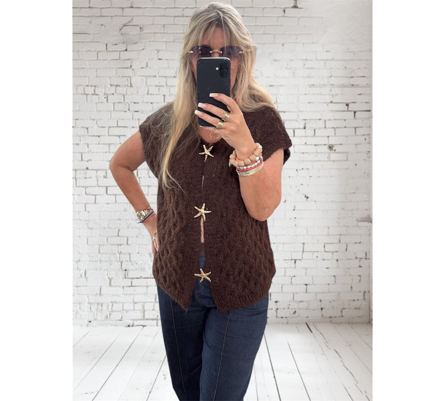 Strickweste „Stern“