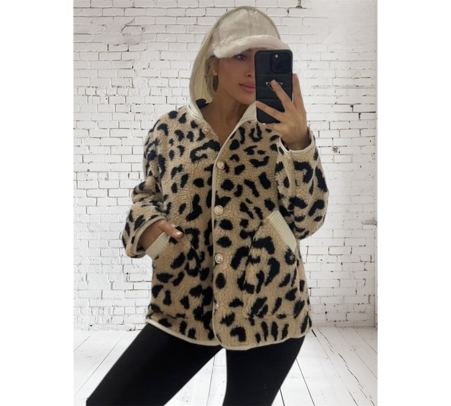 Teddy Jacke mit Kapuze „Melody“