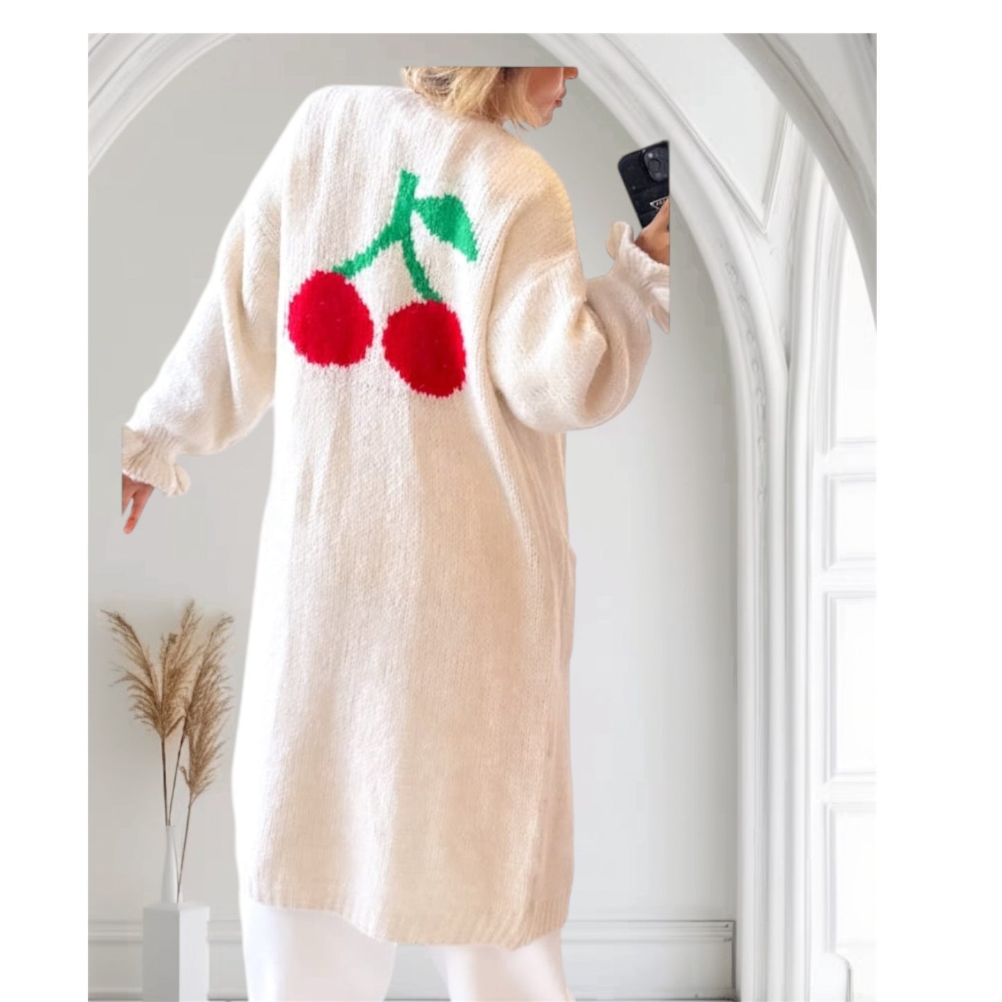 Strickjacke „Cherry One“