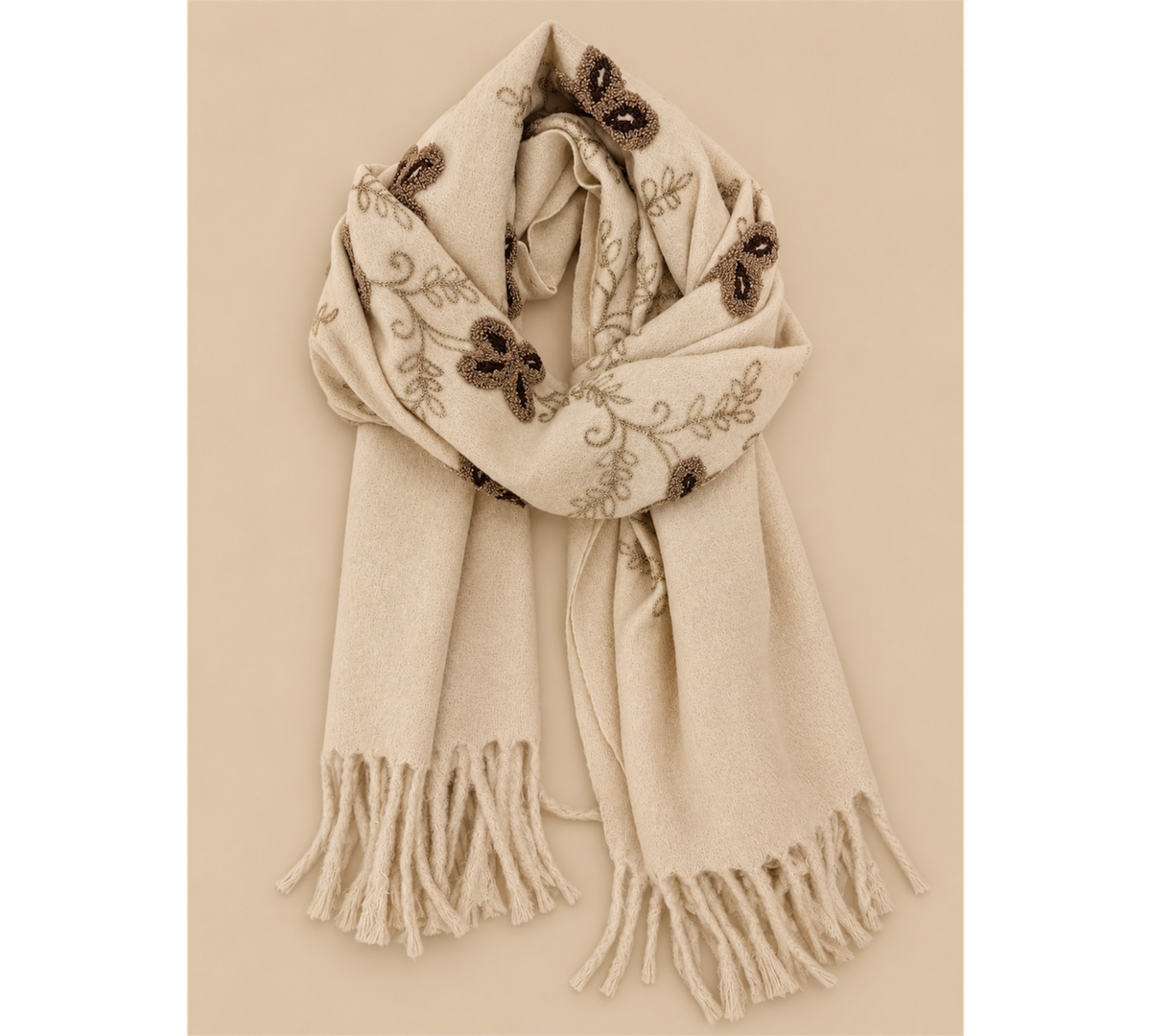 Schal „Golden Flower“