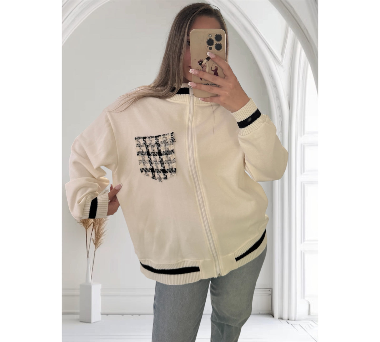 Sweatshirt Jacke „Charlotte“