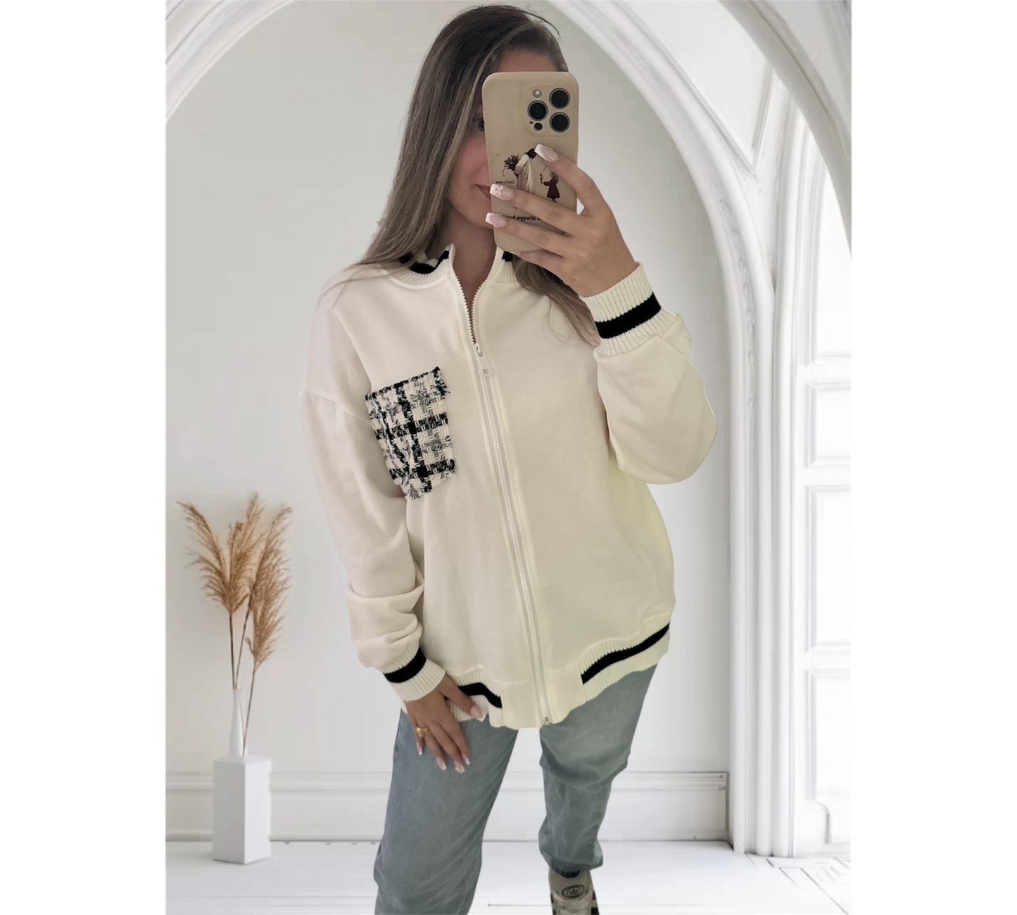 Sweatshirt Jacke „Charlotte“