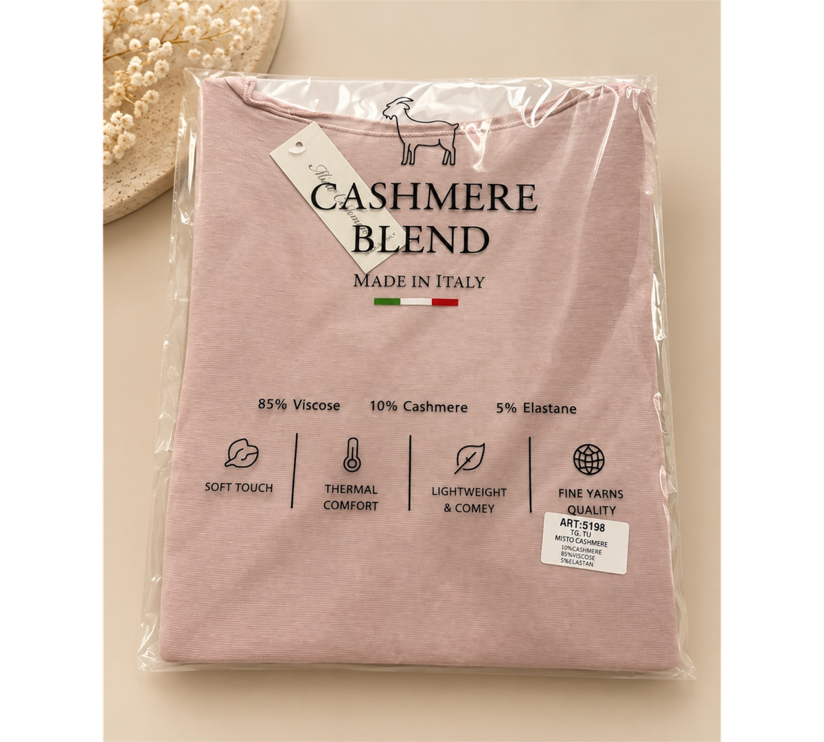 Untershirt „Rosalie“ (10% Kashmir)