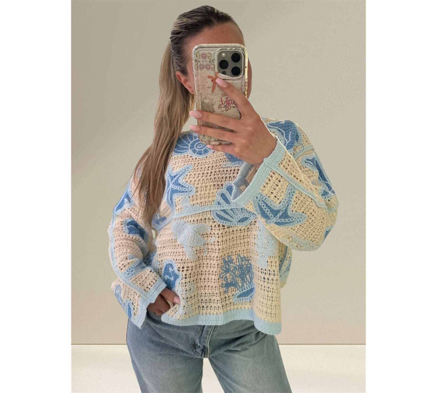 Häkel Bluse „Isabella“