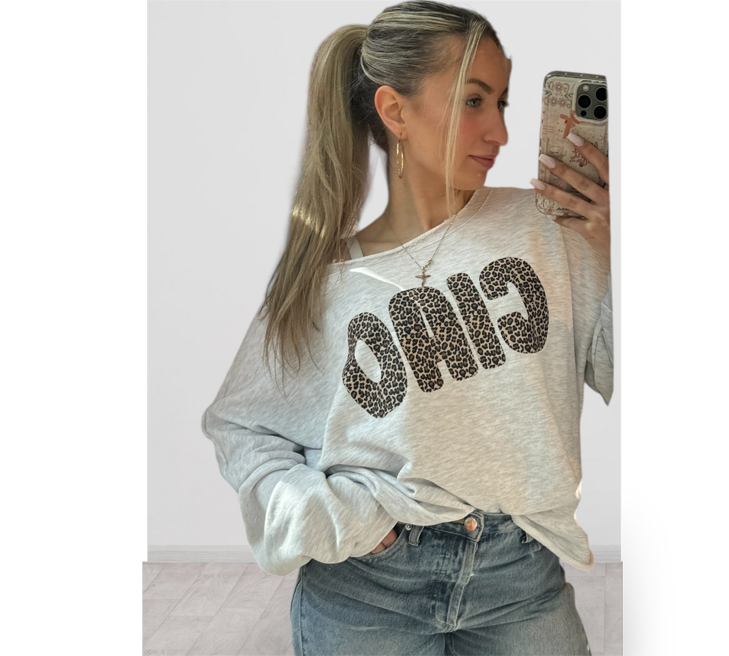 Ciao Sweater Off Shoulder