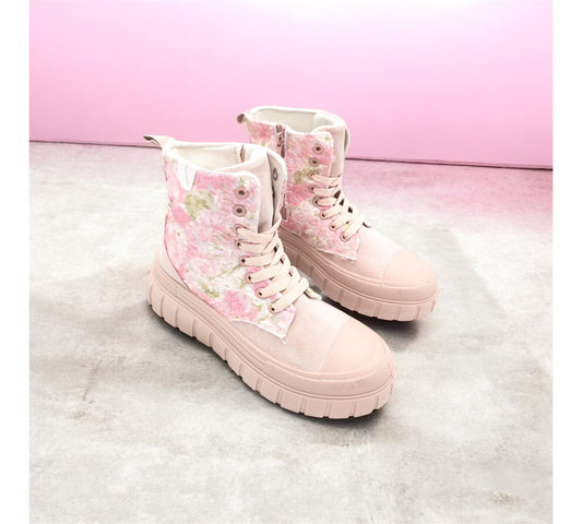 Sneaker „Rosa Flowers“