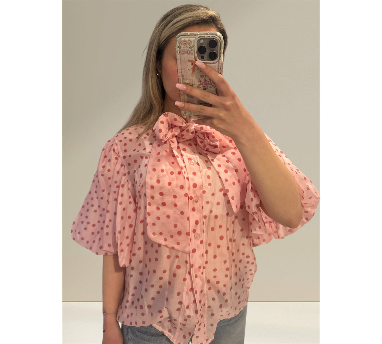 Leicht transparente Bluse „Ella“