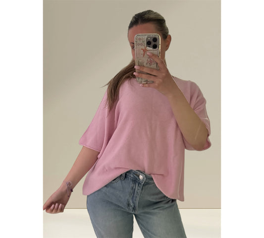 Feinstrick Kurzarm Pulli „Leonie“