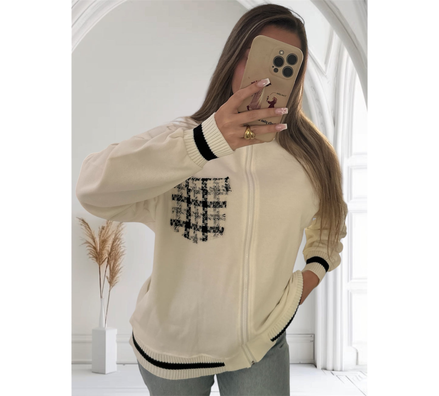 Sweatshirt Jacke „Charlotte“