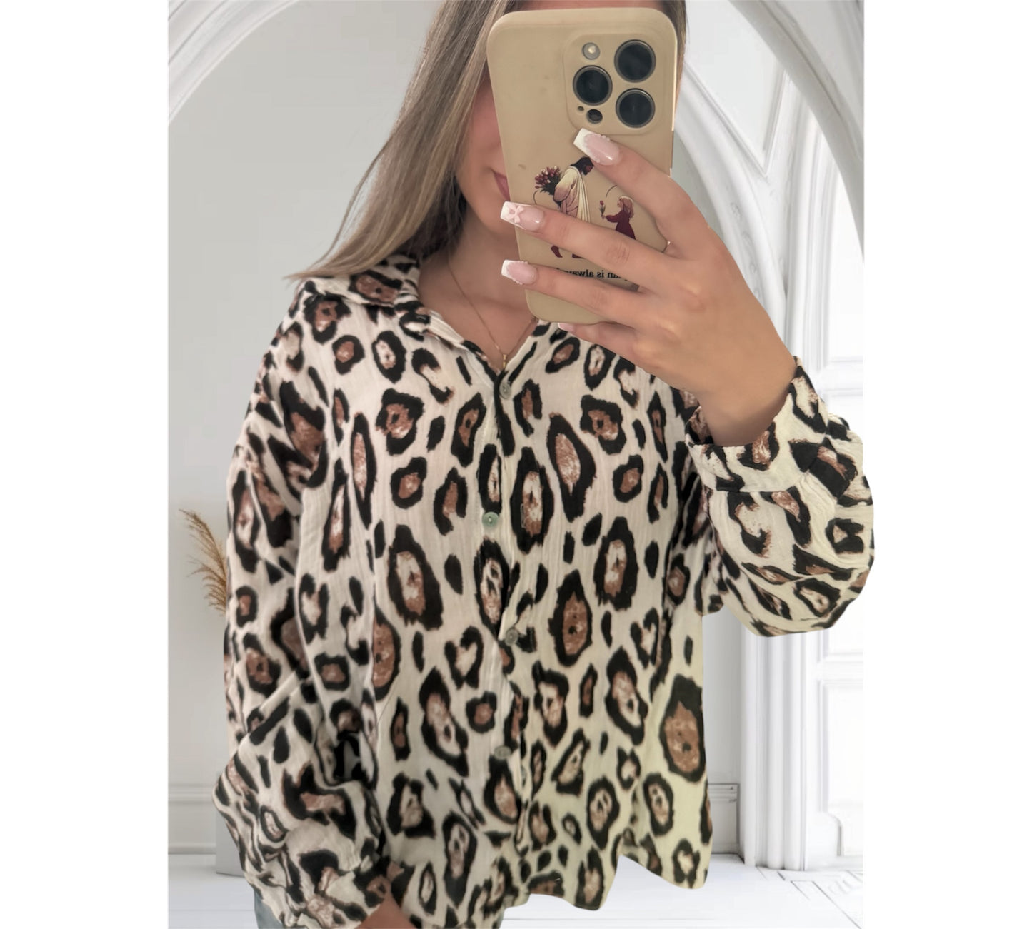 Musselin Hemd „Vanessa“