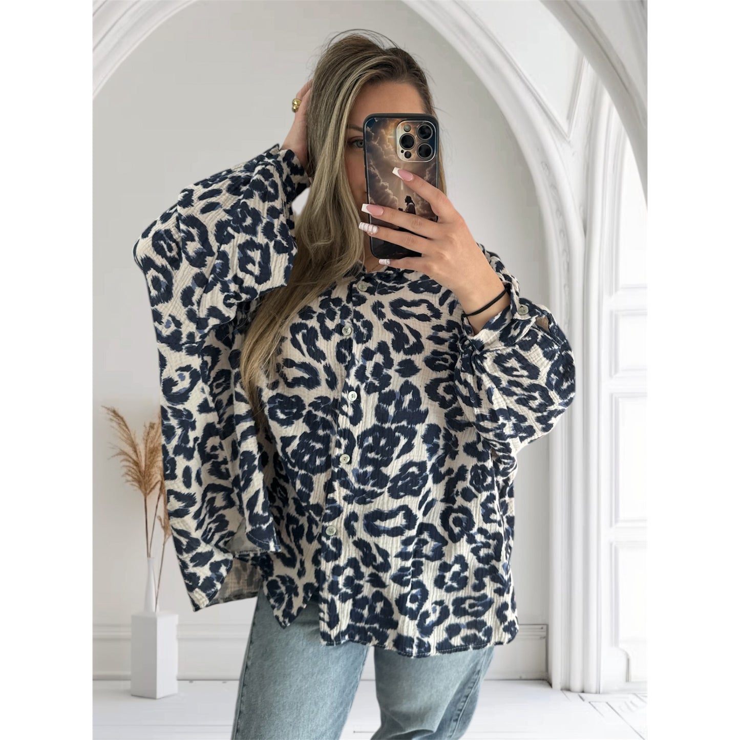 Oversize Musselin Bluse „Louisa“