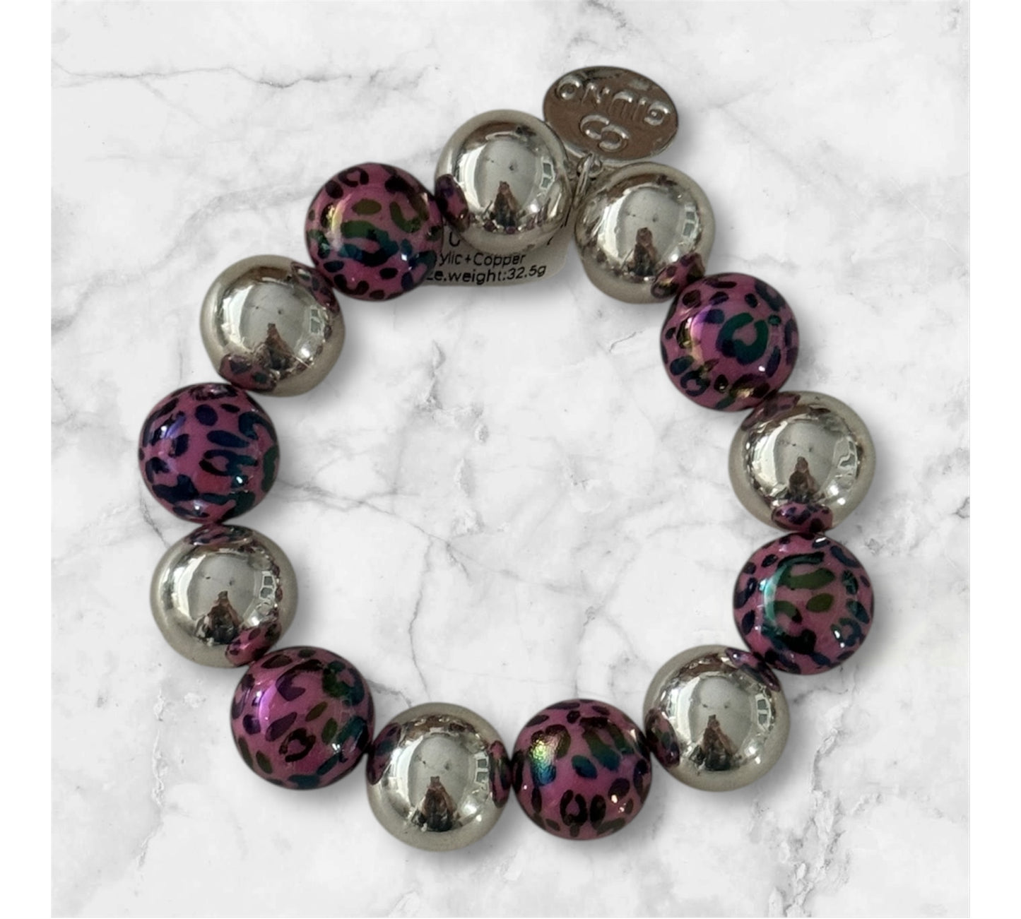 Perlenarmband „Leo Love“