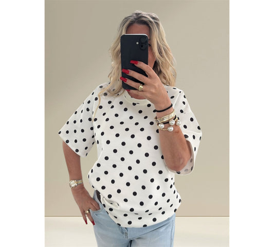 Tshirt in Polka Dot Style „Hannah“