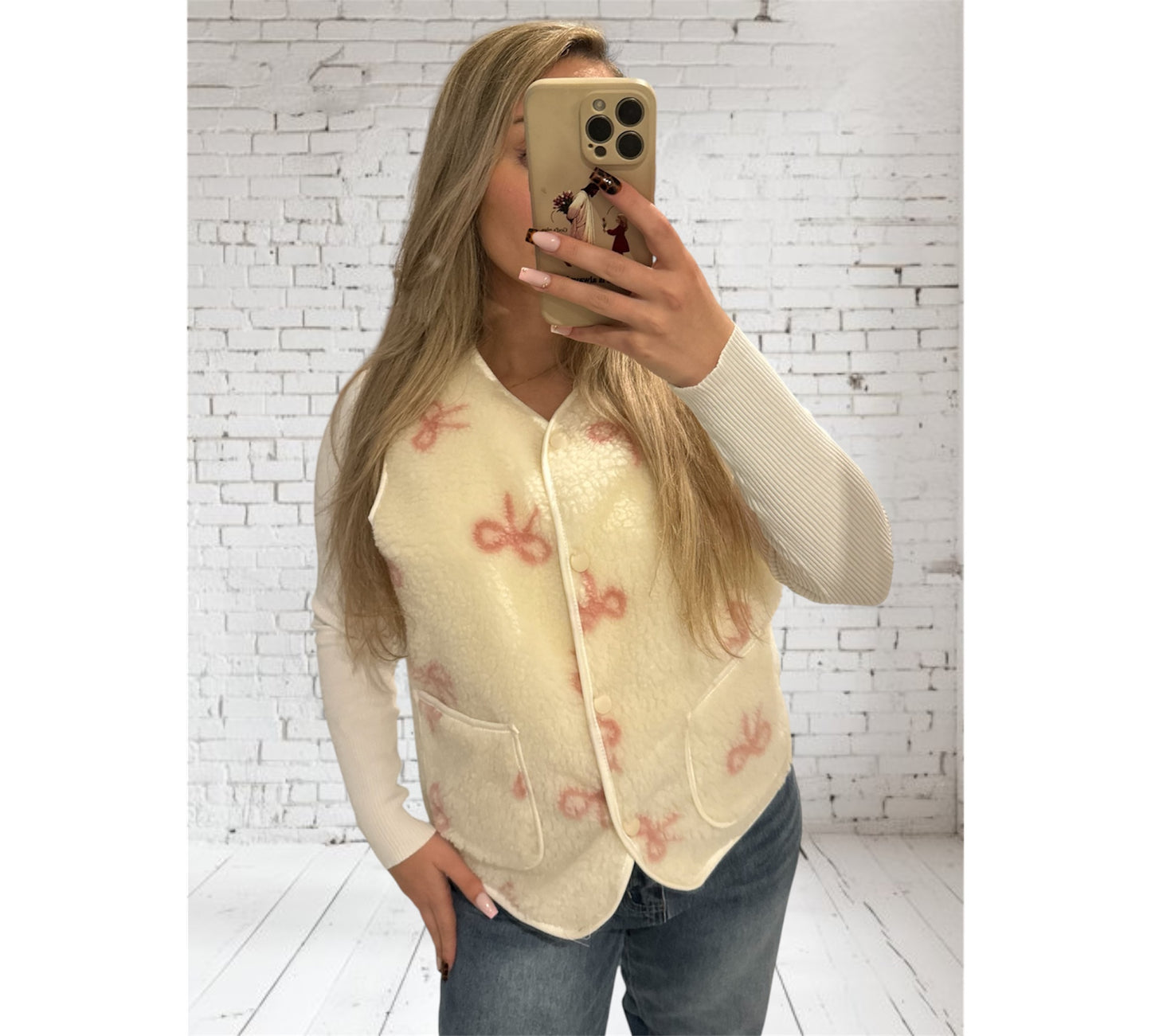 Teddy Weste „Ribbon“