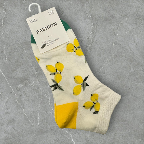 Socken Zitrone