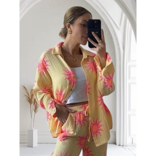 Musselin Hemd „Sun“