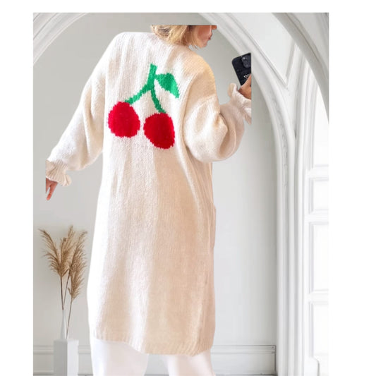 Strickjacke „Cherry One“