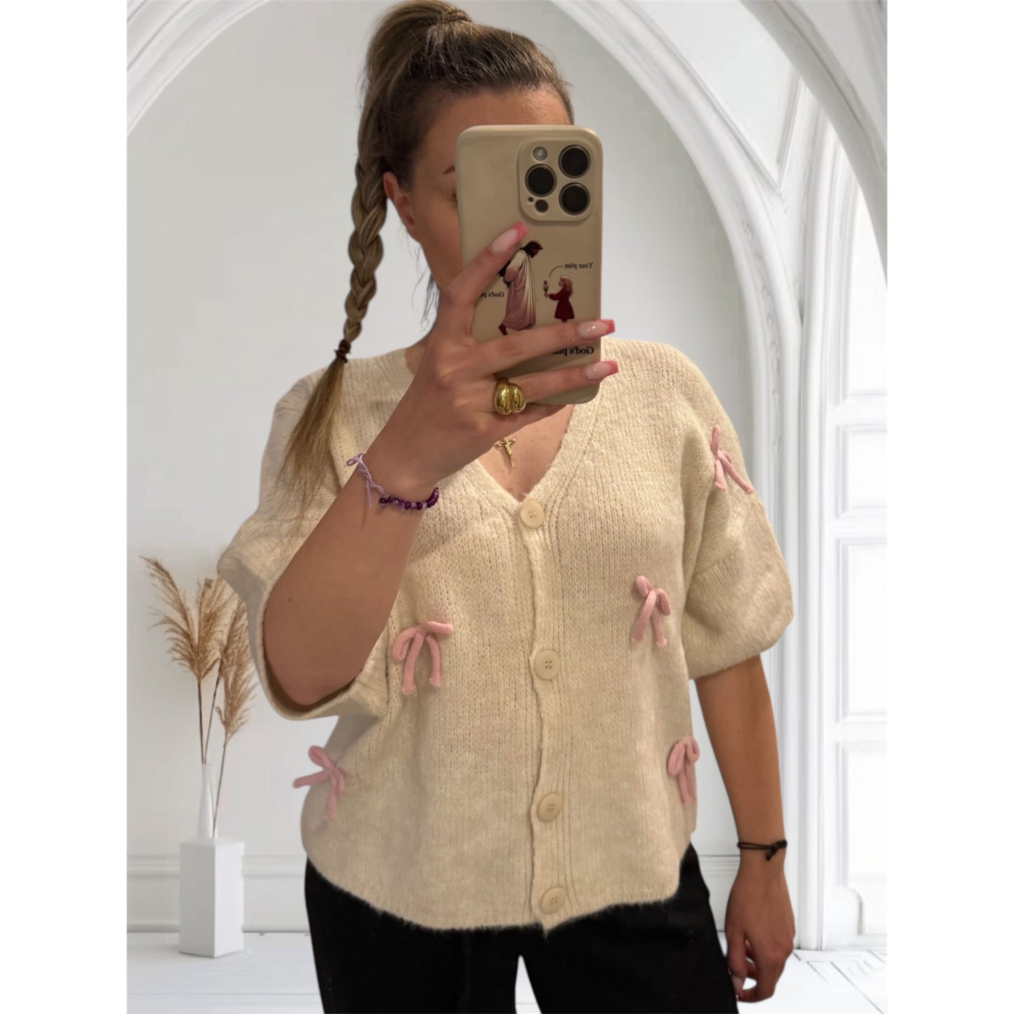 Kurzarm Cardigan „Zoey“