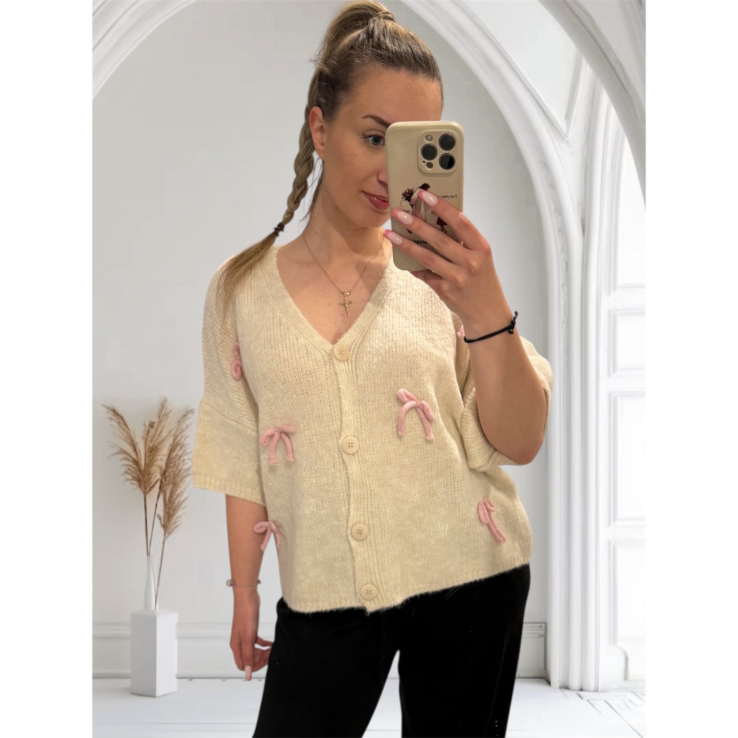 Kurzarm Cardigan „Zoey“