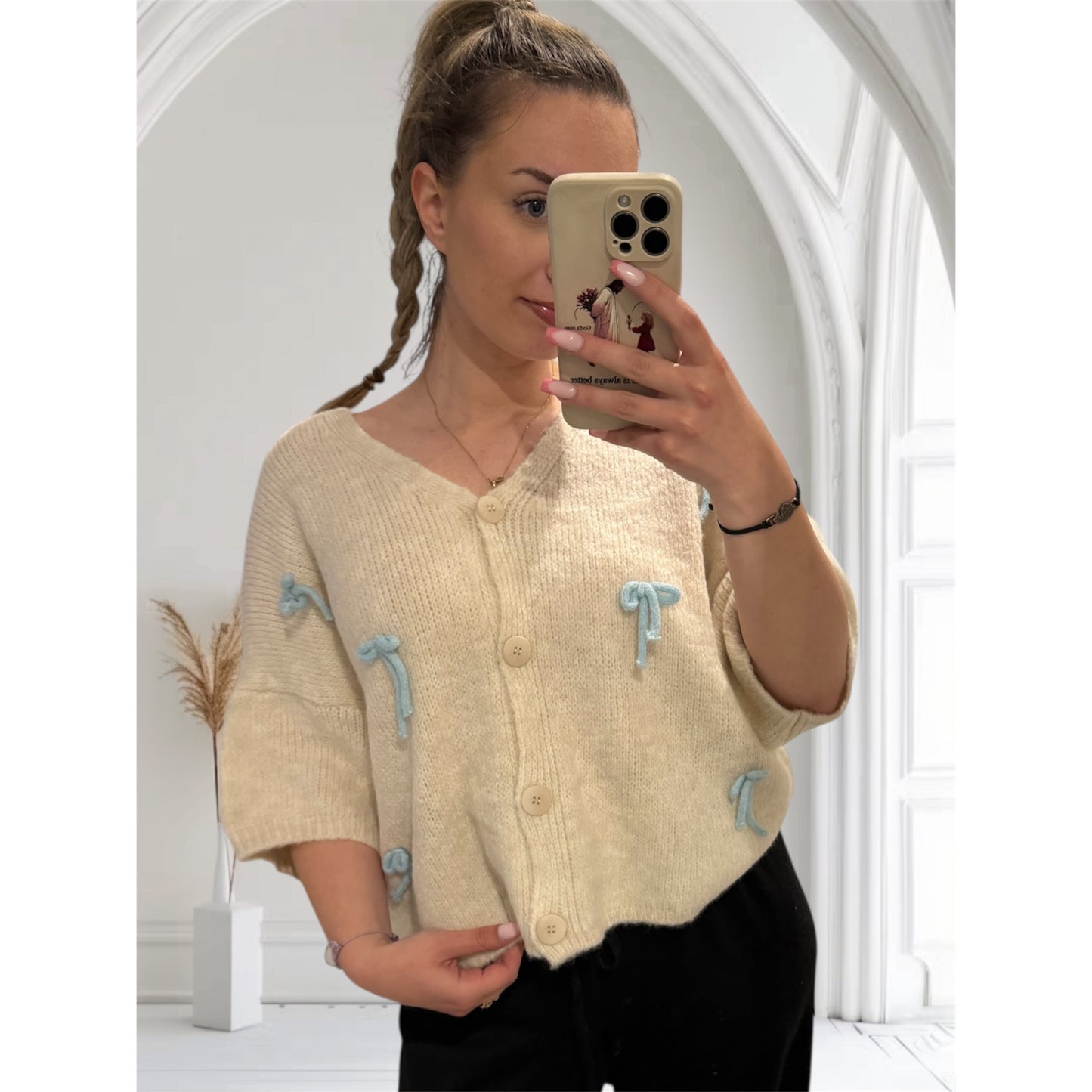 Kurzarm Cardigan „Zoey“