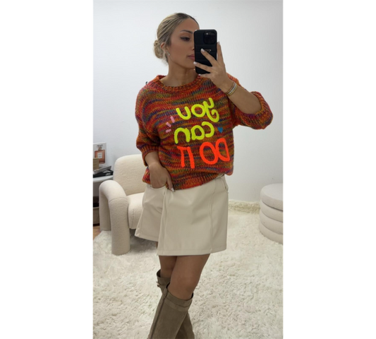 3/4 Pullover „You can do it“